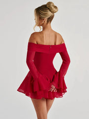 Mini Dress For Women Robe