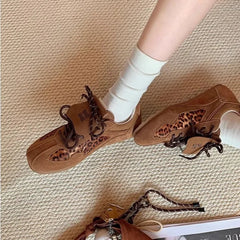 Sneakers Retro Leopard