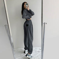 Women's sweatpants with heart