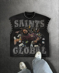 Gilet senza maniche in cotone