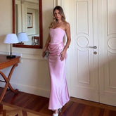 Dress Strapless PinkParty Dresses
