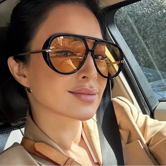 Pilot Oval Punk Sunglasses