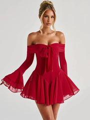 Mini Dress For Women Robe