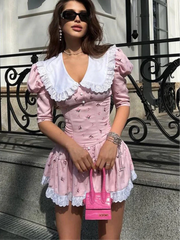 Slim Print Women'S Dress