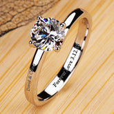 0.6 Carat Solitaire Lab Diamond Ring for Her