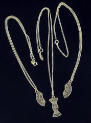 BFF Necklaces Set for 3 �Anti-Allergic, Never-Fade Alloy