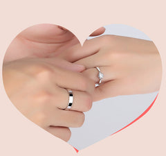 Custom Name Simple Wedding Bands Sterling Silver