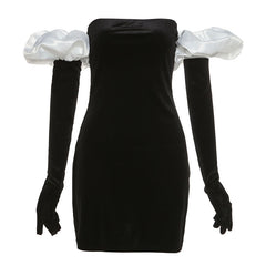 Sexy Wrapped Chest Slim Fit Hip Dress