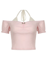 Evee Off Shoulder Crop Top
