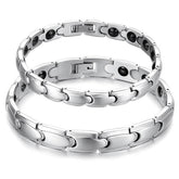 316L Stainess Steel Anti Fatigue Never Fade Couple Bracelets Set
