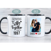 Gulleiâ„?Husband Wife Anniversary Custom Photo Mug