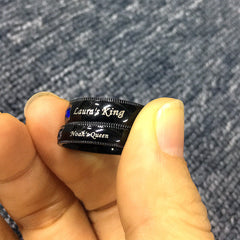 His Queen & Her King Promise Rings with Colored Accent Stones