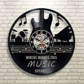 Best Gift for Musician Bedroom Wall Vinyl Clock