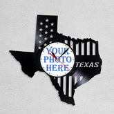 Personalized Texas City Wall Clock �Custom Photo, Silent Quartz Movement