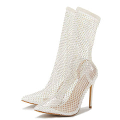 crystal web heel