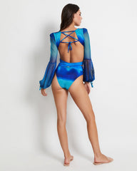 Gradient One Piece Swimsuit