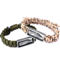 Matching His Hers Bullets Friendship Bracelets Set