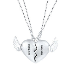 Magnetic Hearts Relationship Necklaces Gift for Boyfriend Girlfriend
