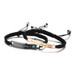 Matching Motivational Friendship Bracelets Set