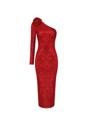 Dafne Sequin Midi Dress