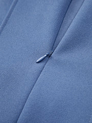 Zip Up Ruched Corset Midi Dress