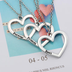 Best Friends Forever Necklaces Set for 3