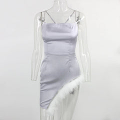 Feather Lace Dress