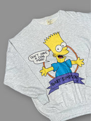 Felpa girocollo Vintage Bart Simpson tg L