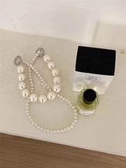 Pearl Chain Mobile Phone Case transparent