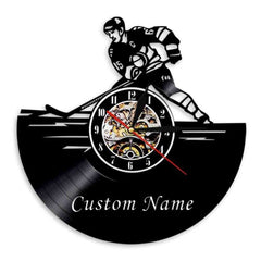 Gift for Ice hockey Team Player Wall Clock