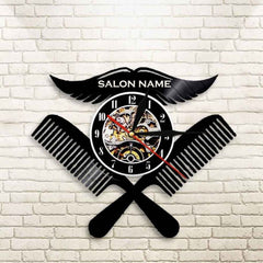 Gift for Hairdresser Salon Owner Wall Clock