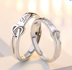 Custom Engraved Promise Ring for Her Sterling Silver 4mm