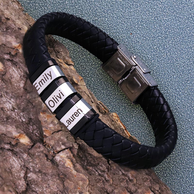 Kids Names Engraved Bracelet