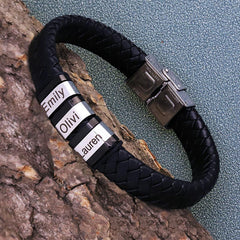 Kids Names Engraved Bracelet