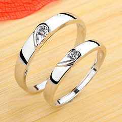 Customized 0.05 Carat Lab Diamond Matching Rings Set