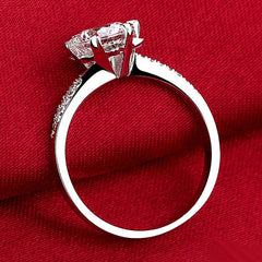 1 Carat Lab Diamond Radiant Cut Celebrity Style Ring