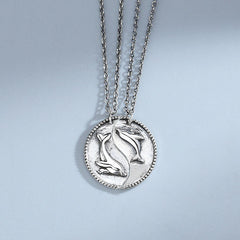 His and Hers Matching Necklaces Gift for Couple