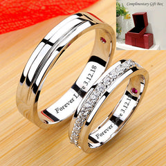 0.2Ct Lab Grown Diamond Rings Set