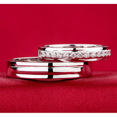 0.2Ct Lab Grown Diamond Rings Set