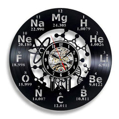 Gift for Chemistry Teacher Lp Record Wall Clock