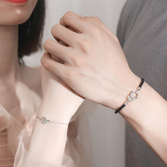 Matching Double Rings Friendship Bracelets Set