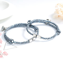 Customized Friendship Bracelets Sun and Moon Charms