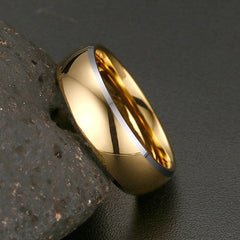 Promise Ring Engraved Wedding Band for Men 8mm
