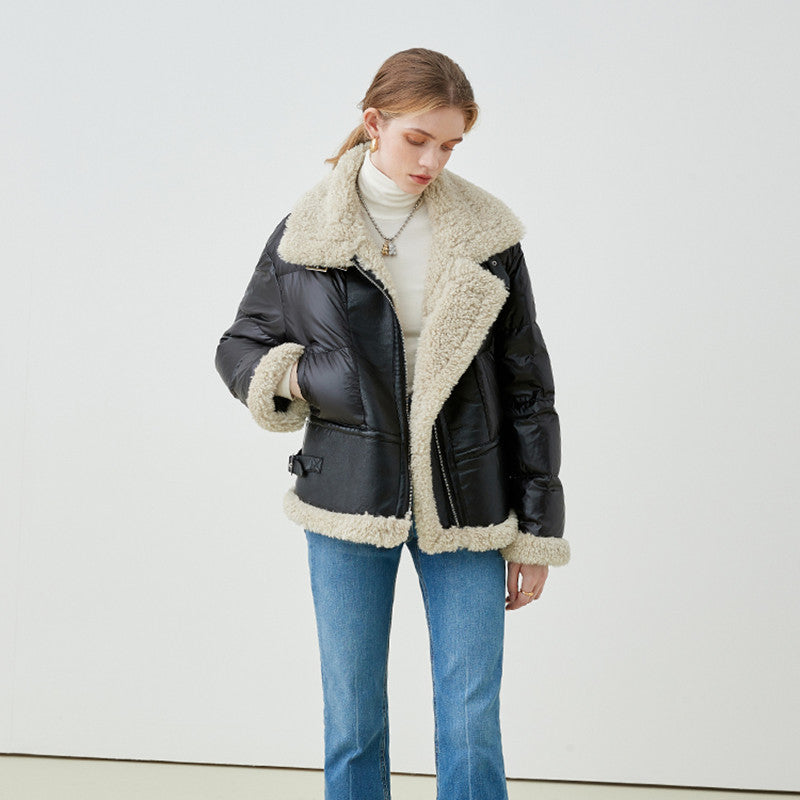 Lamb New Small Thick Warm Bread Jacket