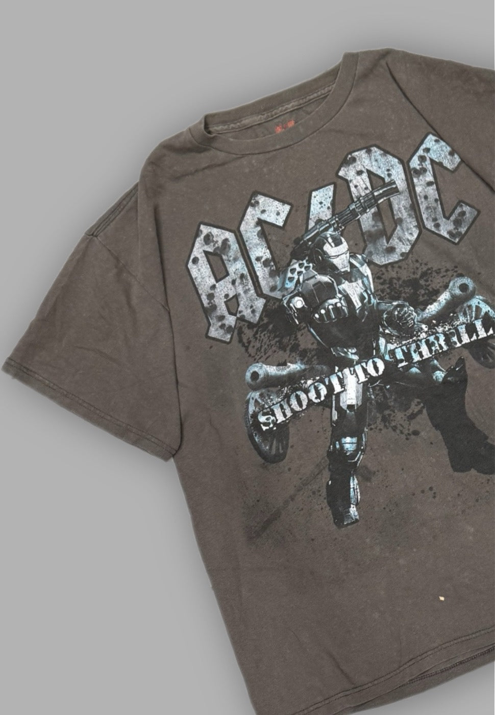T shirt Vintage Iron Man ACDC tg L