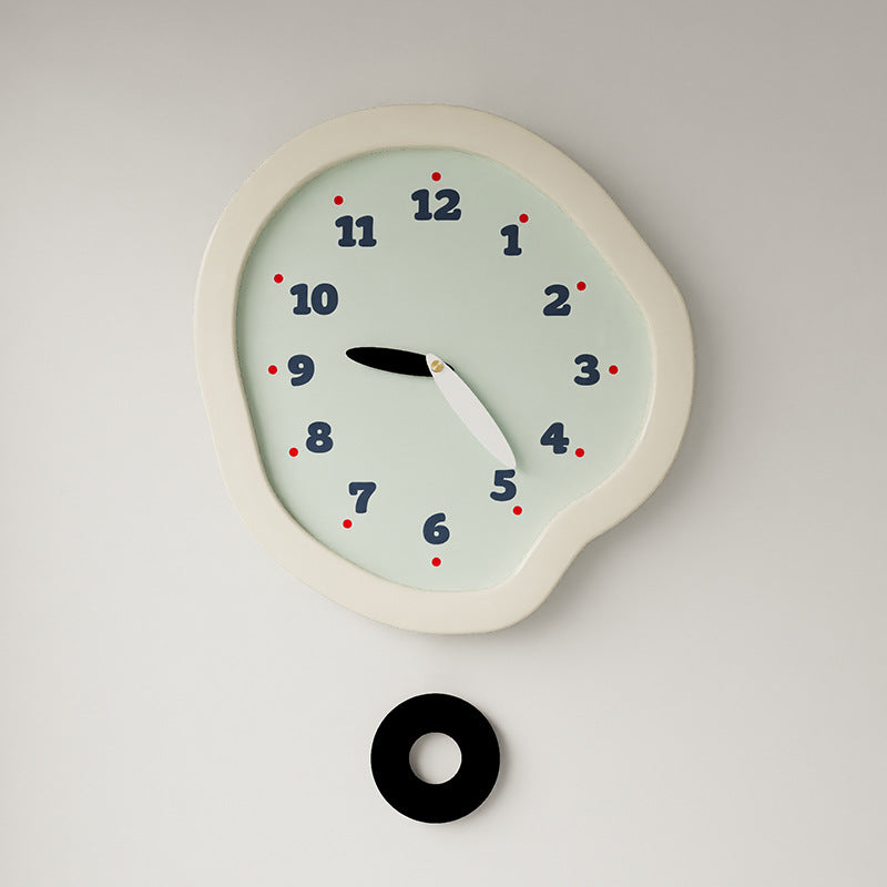 Silent Flow â€?Modern Acrylic Pendulum Wall Clock (28×30 cm)