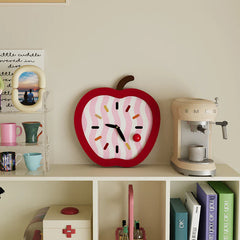 Apple-icious Silent Kids Wall Clock â€?14.6" (MDF)