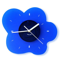 Blooming Elegance Silent Acrylic Wall Clock â€?11.8" × 11.8" × 2" (Acrylic)