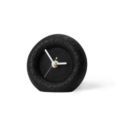 Nordic Sandstone Desk Clock â€?Silent, Minimalist (12×12×4 cm)