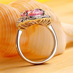 4 Carats Oval Lab Diamond Ring